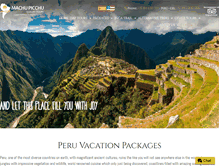 Tablet Screenshot of machupicchuluxurytours.com